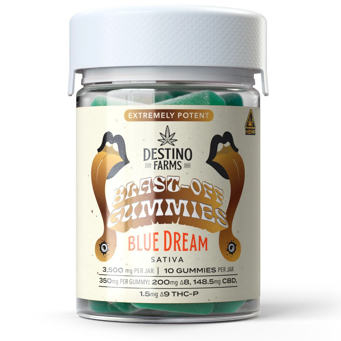 Blue Dream (Sativa) Delta 8 Gummies
