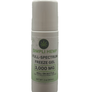 Roll-On Freeze Gel Simpli Hemp CBD Topical