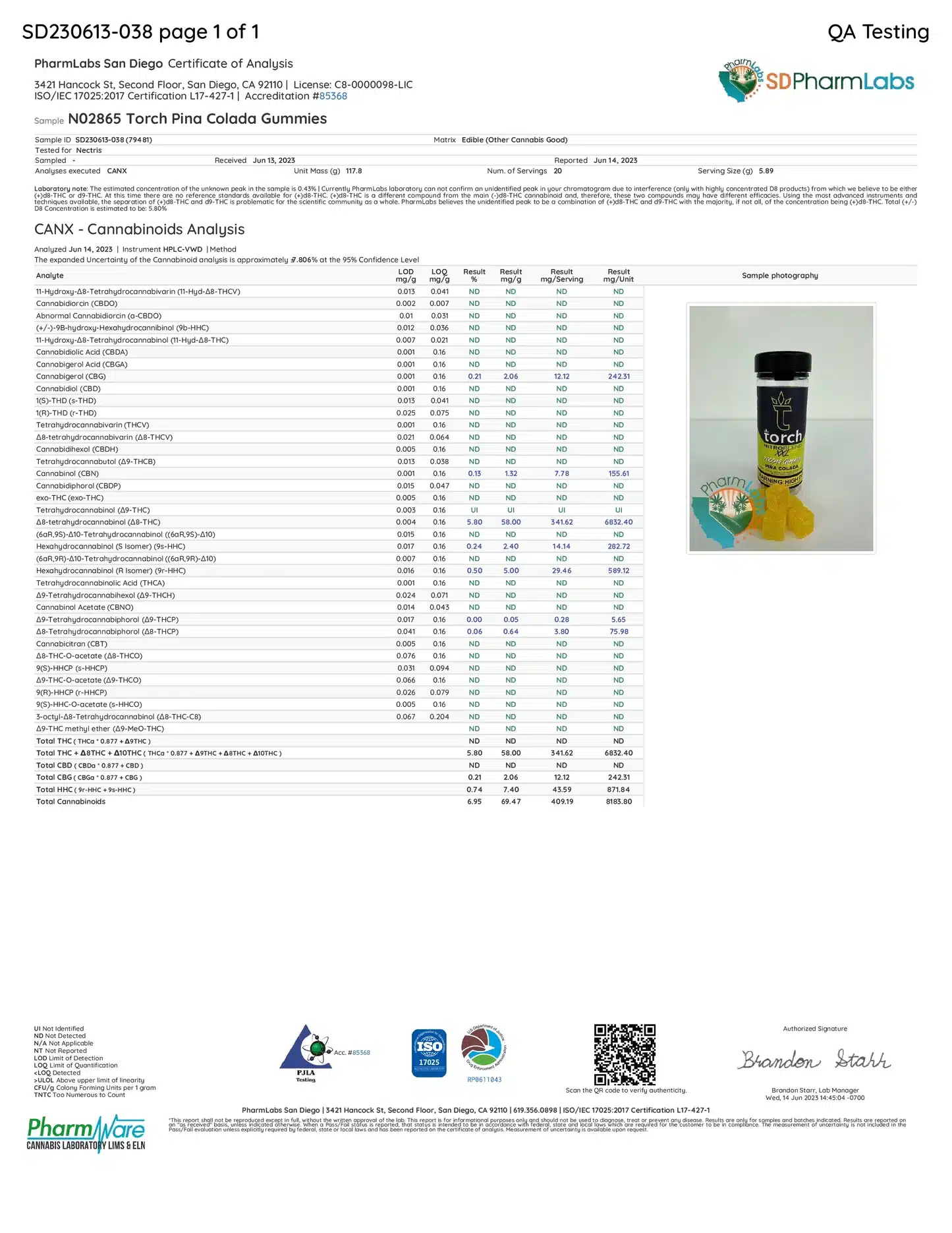 Pini Colada Torch Nitro Blend XXL